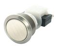 Switches H48M Series Push Button Switch, Latching, Panel Mount, 19.56mm Cutout, SPDT, 250V ac, IP67